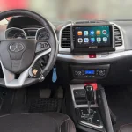 نمای کامل داشبورد جکS3،با نصب مولتی مدیا تسلامانیتور سیمکارت خور روی داشبود،با کیفیت مونتاژ بالا و رباتیک